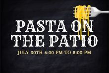 July Pasta on the Patio